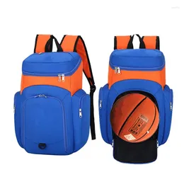 Day Packs Men's Shoulder Basketball Football Backpack Sports Fitness Large Handbag Travel Training Bag