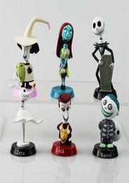 Anime Nightmare Before Christmas Jack PVC doll Action Figures Toy dool 6pcs Set 57cm 9353997