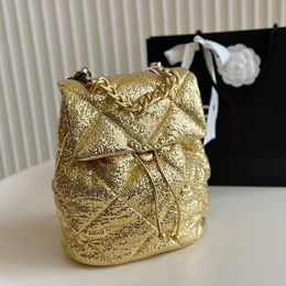 Женщины 19 значков дизайнерский рюкзак 25c большие кожаная алмазная решетка роскошная сумочка золотая аппаратная цепная мешка подмышка для подрыва на открытом воздухе сумка для плеча на плечо Sacoche