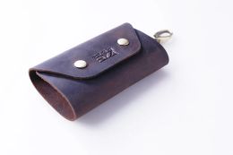 Wallets Manual original head layer cowhide leather home key bag leather creative male restoring ancient ways ms key package can DIY