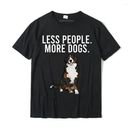 Men's Suits NO.2A1457 Dogs Bernese Mountain Dog Funny Introvert T-Shirt Printed On Tops Shirts For Adult Plain Cotton T Custom