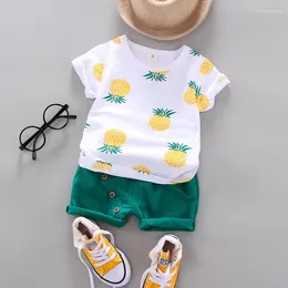 Clothing Sets IENENS Baby Boys 2pcs Cartoon T-Shirt Shorts Infant Toddler Cotton Wear Tops Pants Bottoms Kids Suits 1-4 Years