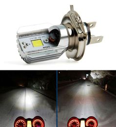 1PCS Motorcycle LED Headlight H4 Hi Lo 8W 1000LM COB Moped Scooter Motorbike led light Headlamp 6500K White DC 12V2364918