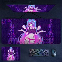Mouse Pads Wrist Rests Mousepad Anime Geoxor Mouse Pad Large Keyboard Mat Locking Edge Gamer Cabinet Extended Mat Non-slip Table Carpet Office Deskmats Y240419
