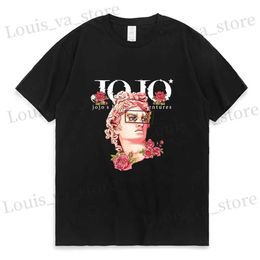 Men's T-Shirts Japanese Jojo Bizarre Adventure Anime T Shirt Men Women Kawaii Jojo Graphic T-shirt Tns Manga T Shirt Short Slve Unisex T240419