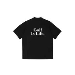 Men's T-Shirts 2024 Spring and Summer Golf Shirt Quick Drying Sports Breathable Loose Mens Short Sleeve Golf T-shirt J0419