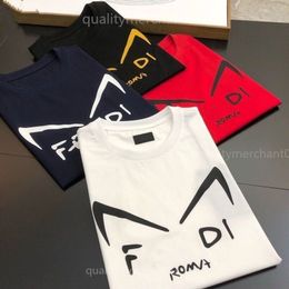 Mens designer t shirt uomo Italy Milan FEN women tops quality Bear short sleeved summer sleeveless femme tshirt render polo T-shirt couple haikyuu Luxury tees tomato