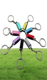 100pcs/Lot Metal 4 Holes Mini Harmonica Keychain Toy's Keyring Kid's Gifts Key Chain Bags Mobile Key Rings4585774