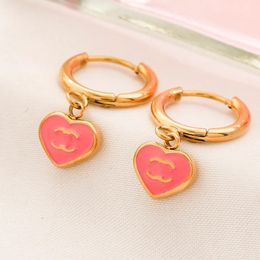 2024 Designer Earrings Stud Gold Plating Stainless Steel Fashion Brand Letters Jewellery Famous Women Wedding Gift ZG2346q4