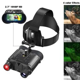 Telescopes NV8160 Night Vision Binoculars 1080P HD 8x Digital Infrared Head Mount Hunting Telescope 400m Surveillance Camping Equipment