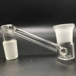 Hookahs 14mm to 18mm drop down adapter for recycler oil rigs and quartz banger glass dropdown male female water bong ZZ
