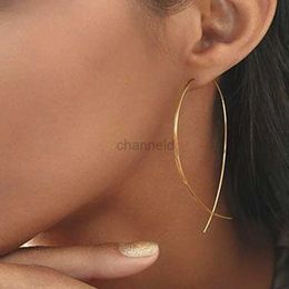 Other New Fashion Dangle Hanging Long Drop Earrings Ear line For Women simple Snake chain Tassel Jewellery brinco bijoux 240419