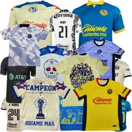 Liga MX Club America Soccer Jerseys 2023 2024 2025 K.AAREZ J.QUINONES D.VALDES G.OCHOA GIOVANI FIDALGO M.LAYUN A.ZENDEJAS 21 22 23 24 football men women kids