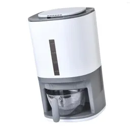 Storage Bottles 22 Lbs Rice Dispenser 10kg With Measuring Cup Grain Barrel Container Kitchen Organisation For Pantry