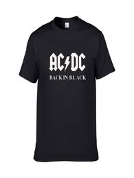 New AC DC Band Rock T Shirt Mens Acdc Graphic Tshirts Print Casual Tshirt Plus Size O Neck Hip Hop Short Sleeve2303056