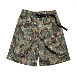 Men's Shorts Japanese Style Quick Drying Camouflage Loose And Elastic Trend Versatile Casual Korean Fashion Streetwear