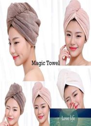 Magic Hair Drying Towel Hat Wear Spa Sleepwear Sleeping Towel Microfibre Quick Dry Turban Cap For Bath Shower Pool4389822