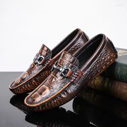 Casual Shoes Spring Autumn Leather Loafers Men Men's Slip-ons Moccasins Mocassin Homme Mocasines Hombre