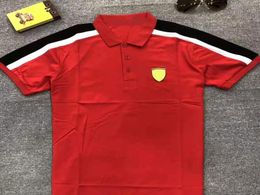 F1 racing suit shortsleeved lapel POLO polyester quickdrying casual Tshirt team work clothes customization1595646