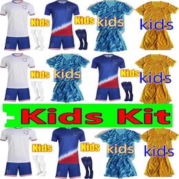 2024 USA Soccer Jerseys Copa America Kids Kit 24 25 fan Version Home Away Football Shirts PULISIC SMITH MORGAN BALOGUN MUSAH McKENNIE ADAMS MEN