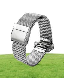 Smart Bands Milan mesh belt 316 stainless steel Wrist Bracelet Sport Band Strap For Watch Series 3842mm Universal model Sil4396742