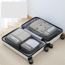 Storage Bags 3 PCS Travel Bag Set For Clothes Tidy Organiser Wardrobe Suitcase Pouch Case Shoes Packing Cube