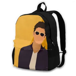 Backpack Noel Gallagher Rucksack Knapsack Storage Bag Liam High Flying Birds Bonehead Guigsy Wonderwall