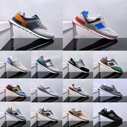 Designer Fashion Mens Trainers N574 Running Shoes B574 UNC 574 Rich Paul 574S Leon Dore White Navy Oak Leaf Green Yellow Orange Women Sneakers 36-45 Y6