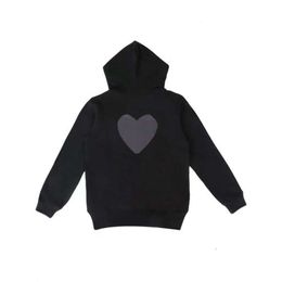 Play Hoodie Men's Hoodie Sweatshirts Women Zipper Loose Coat Play Sweatshirt Commes Cardigan Cdgs Small Red Heart Jacket Garcons Standard and Fleece Jacket 5565