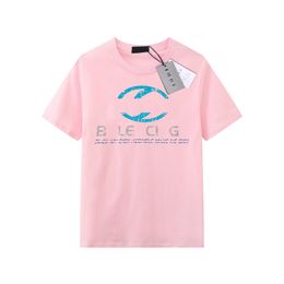 Mens T shirt Designer 3D Letters Printed Stylist Casual Summer Breathable Clothing Men Women Clothes Couples Tees Wholesale XS-XL