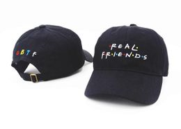 Designer Real friends Mens Baseball Cap Designer Hat Fitted Caps Street Casquette Unisex Adjustable Dome with Letter Embroidered S3839383