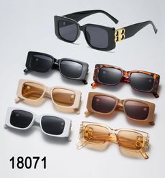 Design Sunglass Fashion Small Rectangle Women Men Skinny Outdoor Shopping Shade Retro Sunglasses7530549