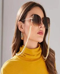 3 Style with Imitation Pearl Beaded Chain Fashion Sun Glasses Holder Chain Metal Eyewear Eyeglasses Chains7838051