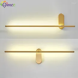 Wall Lamp Modern LED Vanity For Bathroom Restroom Wash Basin Gold Mirror Light Nordic Minimalist Lamps Living Mounted