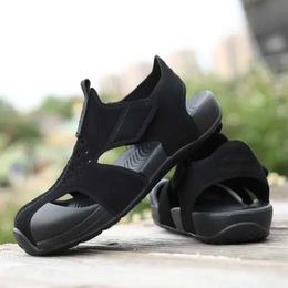 Sandals Children Functional Sandals Kids Fashion Aeroplane Shoes Summer New Baby Beach Shoes Boys and Girls Cool Barefoot Sandals 240419