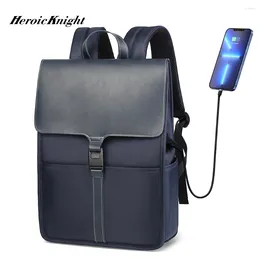 Backpack Heroic Knight Fashion Laptop Men Waterproof Travel Vintage Casual Bag For College Teens Women Black School