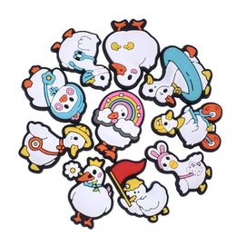 Anime charms wholesale childhood memories ducks funny gift cartoon charms shoe accessories pvc decoration buckle soft rubber clog charms