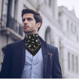 Bandanas Cycling Mask Pirate Bandana Bandannas For Head Men Black Handkerchief Cotton Headband