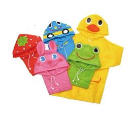 Cartoon Oxford Children Rain Coat Baby Waterproof Rain Poncho Boy Girls Raincoat Student Outdoor Rain Suit3884894