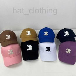 Ball Caps designer CE Home Correct Version Letter Triumphal Arch Logo Baseball Hat for Women High end Fashion Trend Item Versatile Duck Tongue Men W8HR