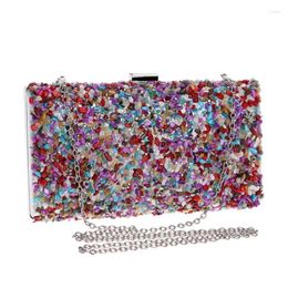 Evening Bags 2024 High Quality Women Colorful Stone Beads Luxury Diamond Wedding Dinner Drop MN864