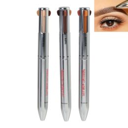 Enhancers 4 in 1 Eyebrow Pencil Waterproof Highlighting Brow Pencil Lasting Easy Colour Eyebrow Eyeliner Pen Women Makeup Cosmetic Tool