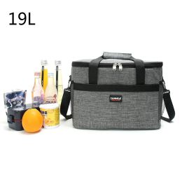 Bags 19l Thermal Food Bag Carrier Lunch Bag Thermal Food Insulated Bag Kids Women Men Casual Cooler Thermo Picnic Bag Thermo Lunch Bo