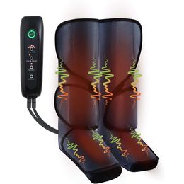 Leg Compression Massager for Circulation and Pain Relief - Vibrating Foot and Leg Massage with Heat Compression Technology