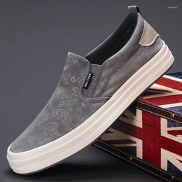 Casual Shoes Summer Breathable Canvas Men Loafers Slip On Sneakers Fashion Lightweight Flats Driving Zapatos