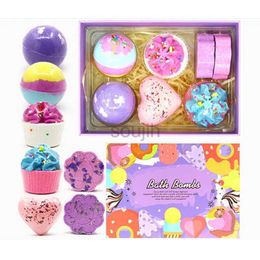 Bubble Bath Bath Salt Ball Set Essential Oil Bath Bombs For Moisturising Skin Fizzy Spa Aromatic Bubble Explosive Bath Salt Ball d240419