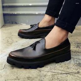 Dress Shoes Men's Summer Breathable Kitchen Suit Casual Leather Working Wear Black Board Labor Protection Fashion Sh