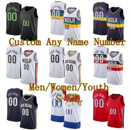 Custom Basketball Jerseys 1 Williamson Brandon Ingram 3 Mccollum any name any numebr 2023/24 fans city jerseys Men youth women S-XXL