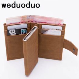 Wallets 2019 New Style Rfid Card Holder Minimalist Men Wallet Metal Card Id Holders Aluminium Blocking Credit Card Holder