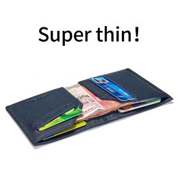 Wallets Genuine leather Slim Men Wallets High Quality Small Card Wallet Big Capacity Short Men's Purse With Coin Pocket